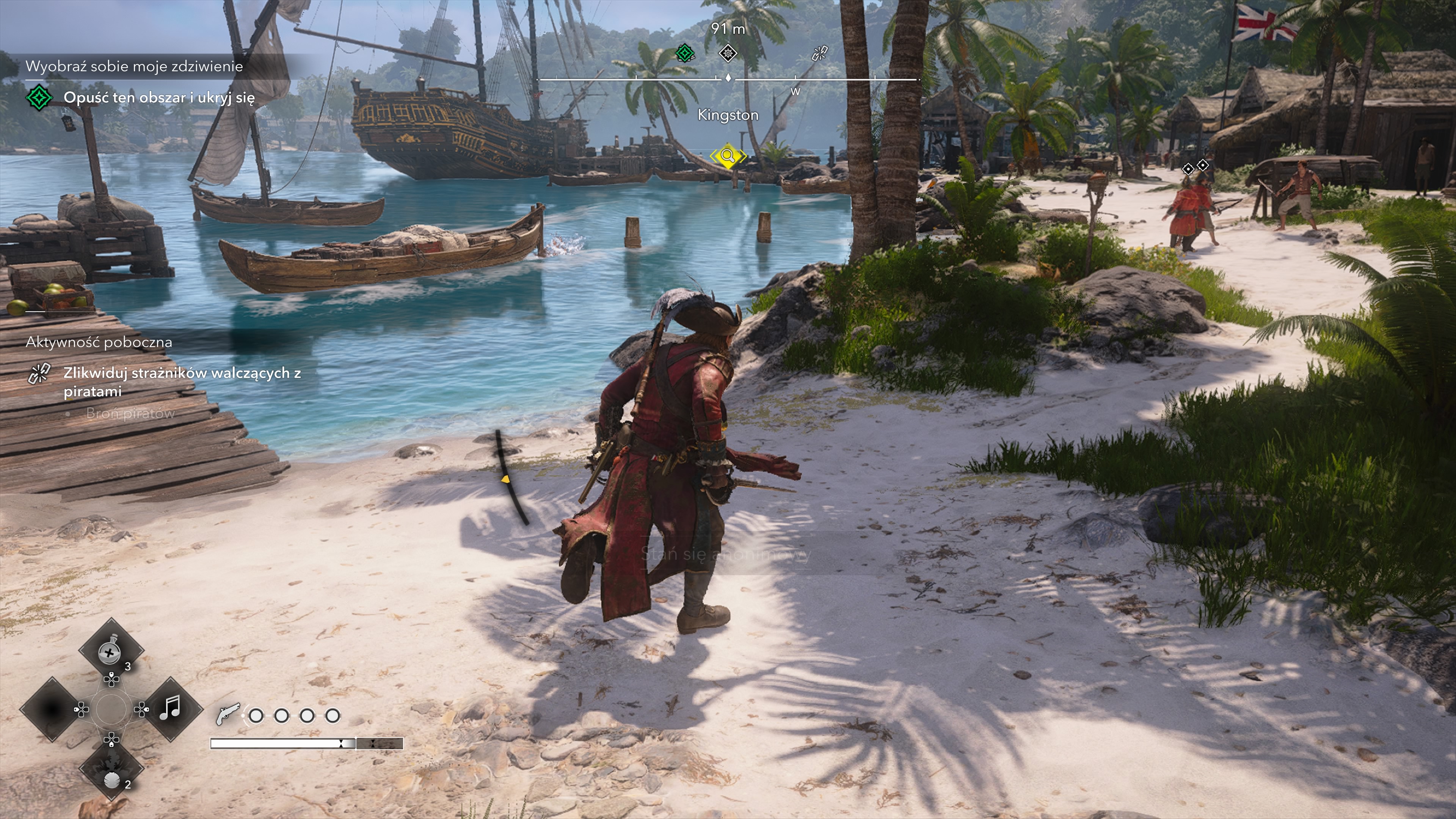 Assassin's Creed Black Flag Resynced - Wyobraź sobie moje zdziwienie: Księżniczka, Hornigold i Rogers, doki