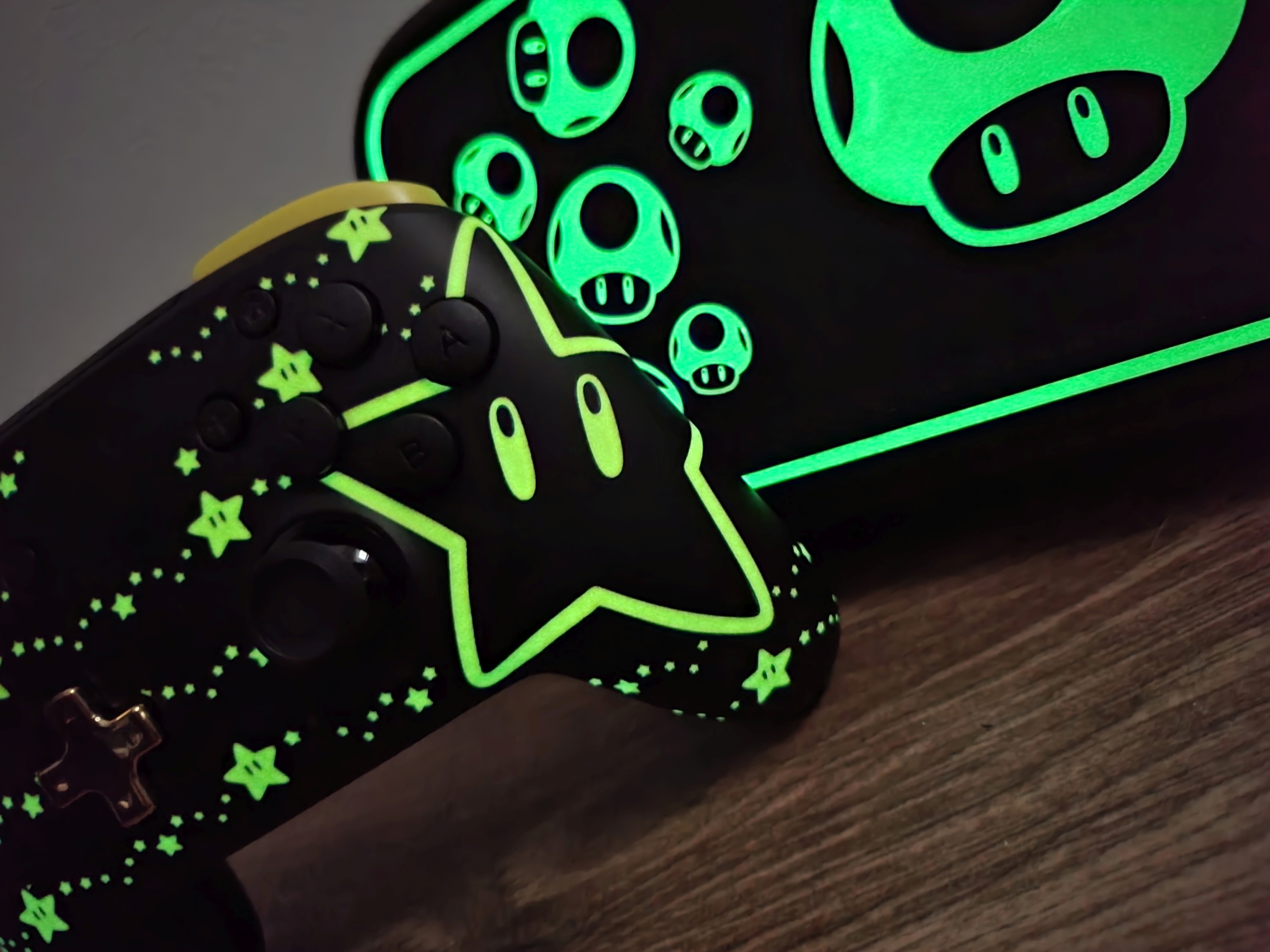 Nintendo Switch REMATCH GLOW Wireless Controller Super Star