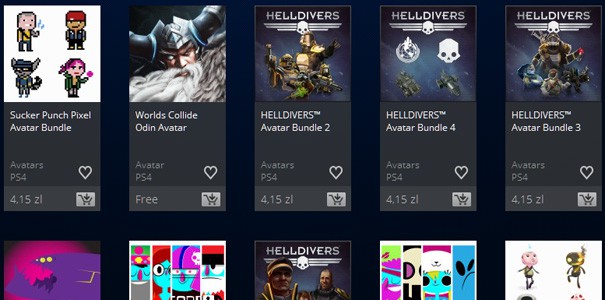Mnóstwo nowych awatarów w PS Store