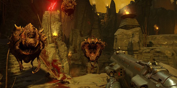 Wyciekły nagrania z wczesnej wersji Dooma na PS4
