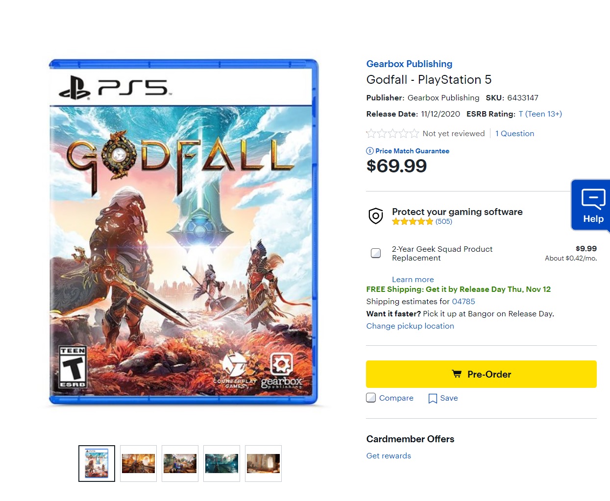 Godfall na PS5 z pre-orderami. Cena potwierdza to, o co martwili się gracze