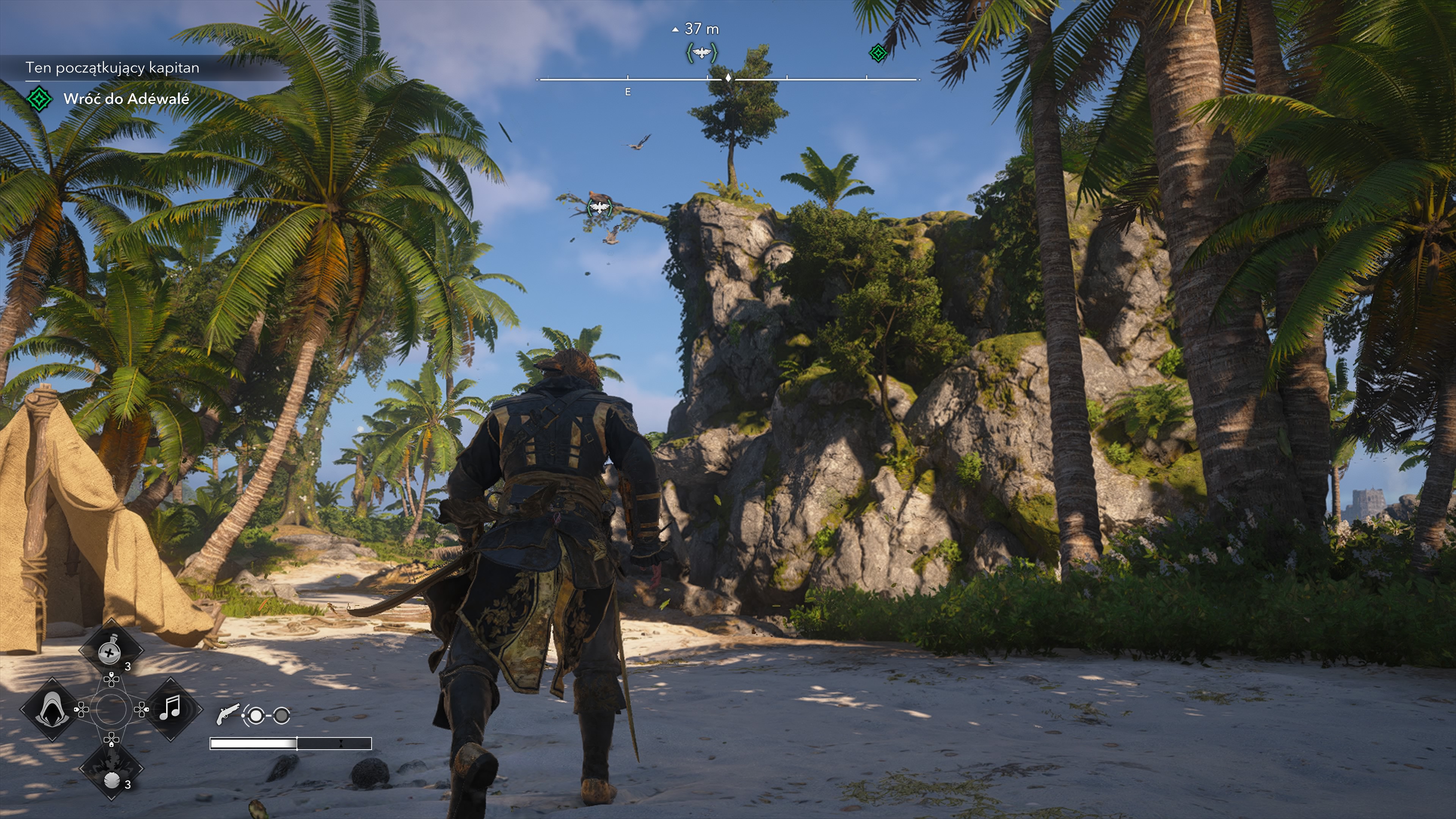 Assassin's Creed Black Flag Resynced - Ten początkujący kapitan: Abaco, obóz