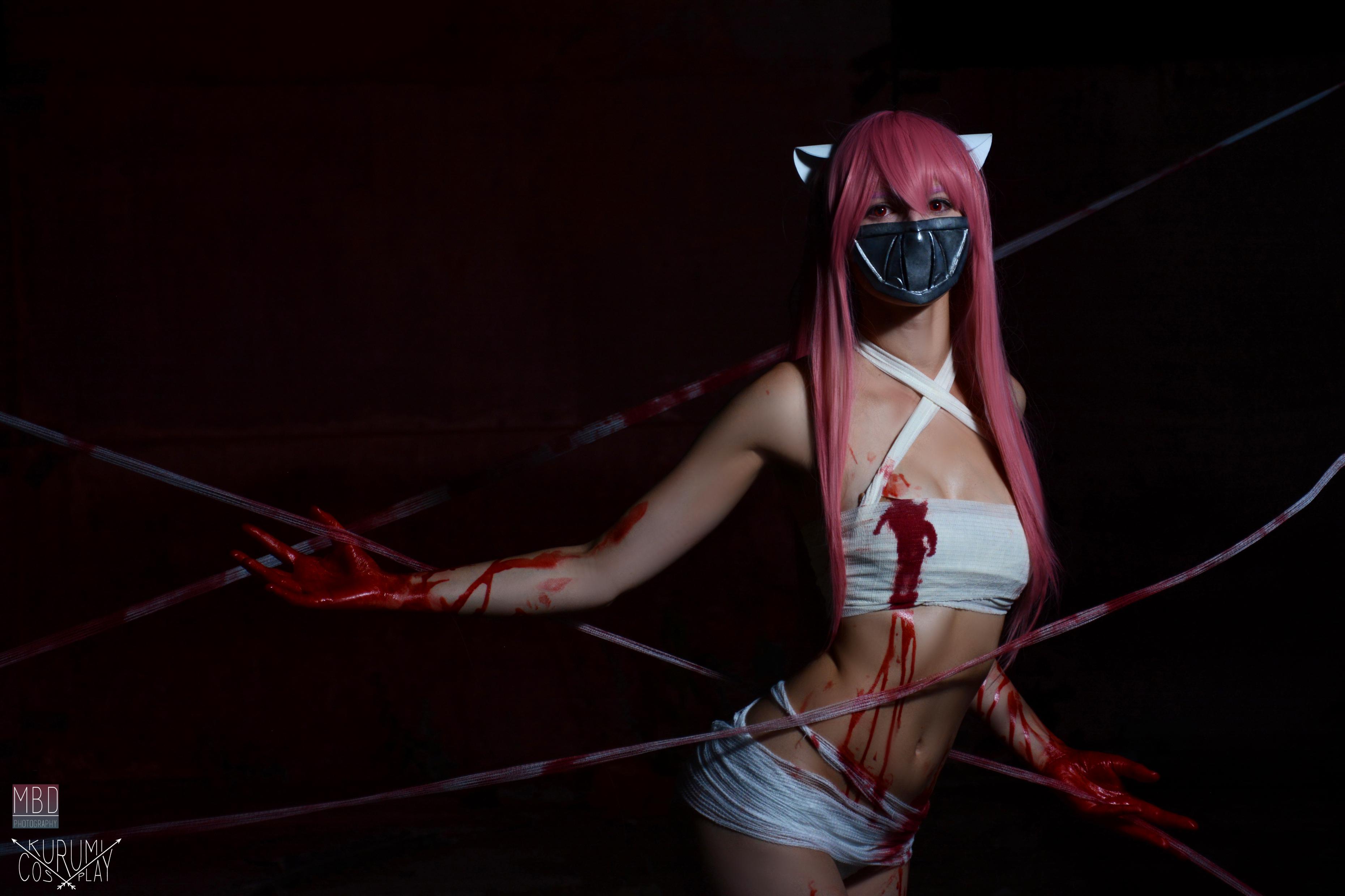 Kurumi jako Lucy z anime/mangi Elfen Lied. Zdjęcie: MBD.