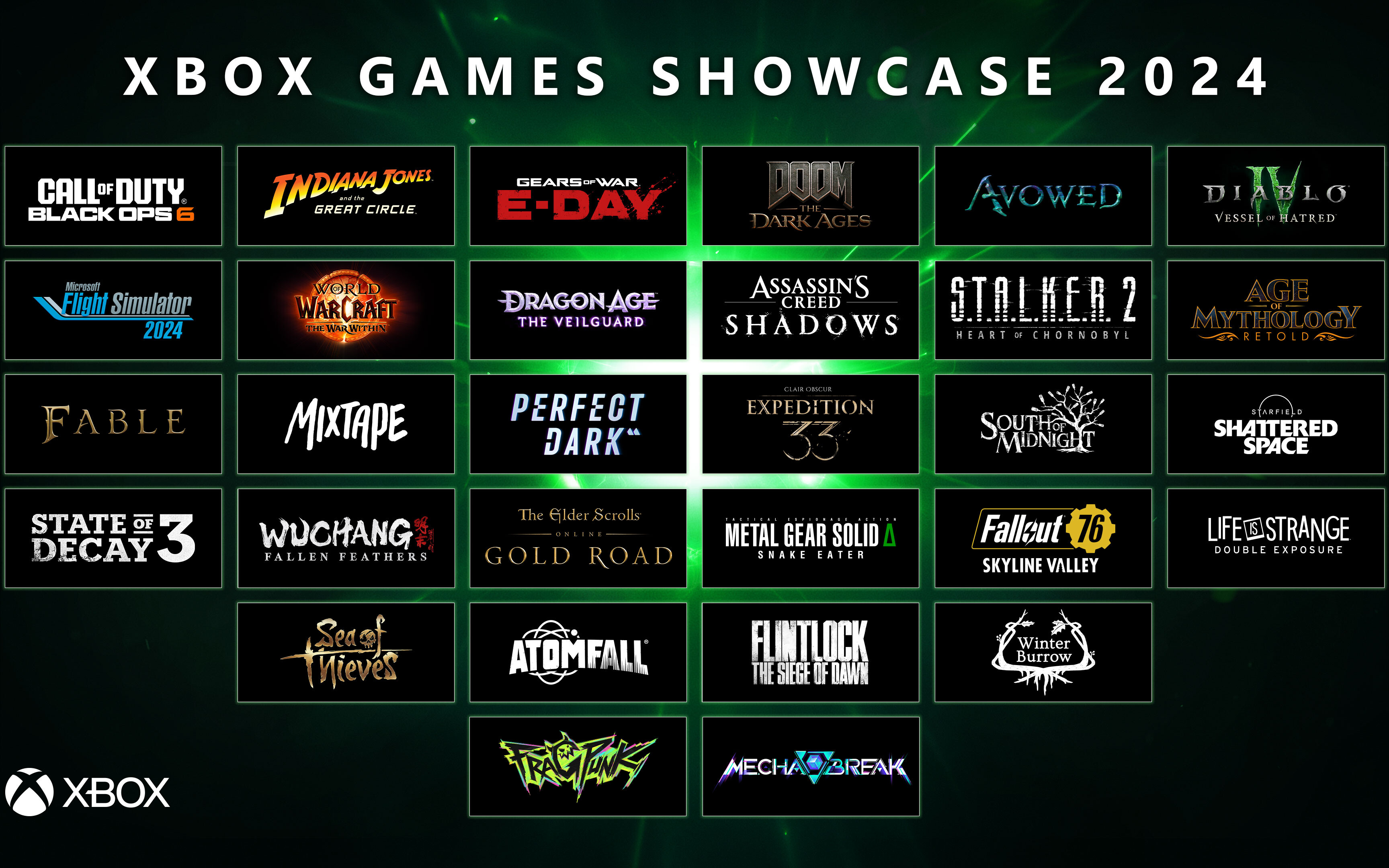 Xbox Games Showcase 2024 gry