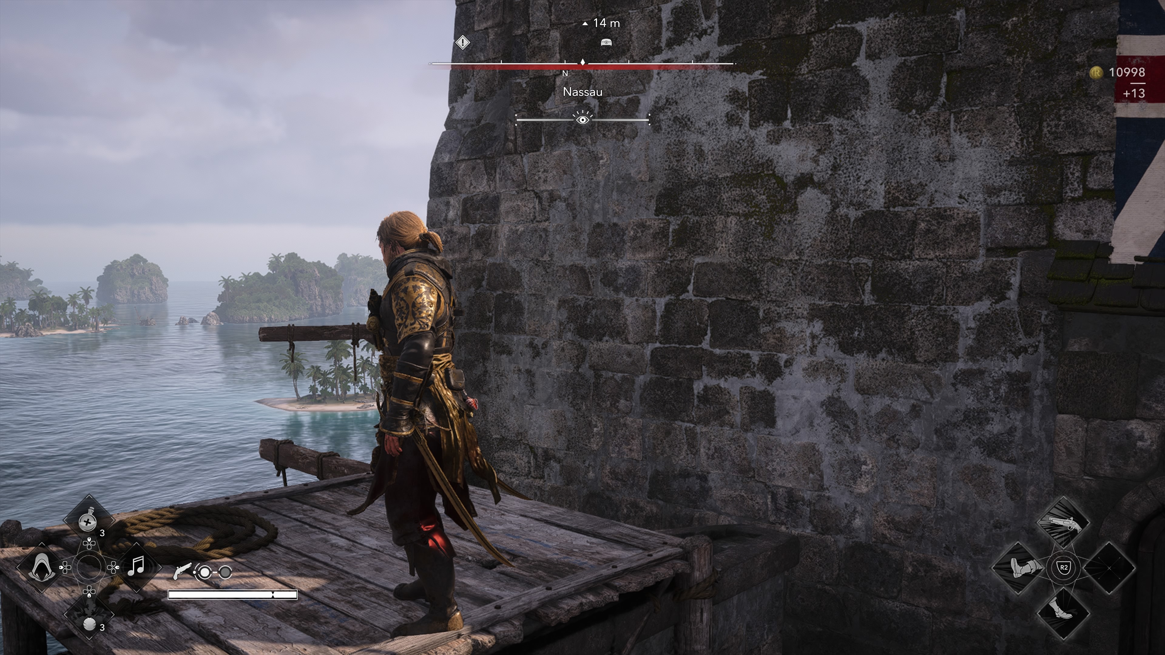 Assassin's Creed Black Flag Resynced - Wieże synchronizacyjne, punkty widokowe na Nassau