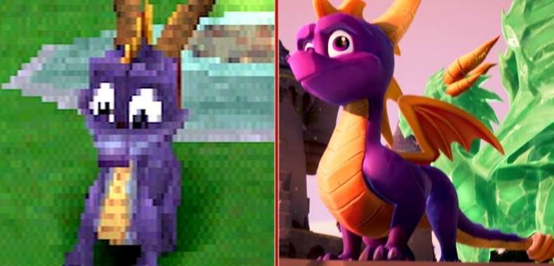 Spyro Reignited Trilogy na porównaniu oprawy. 2018 vs. 1998