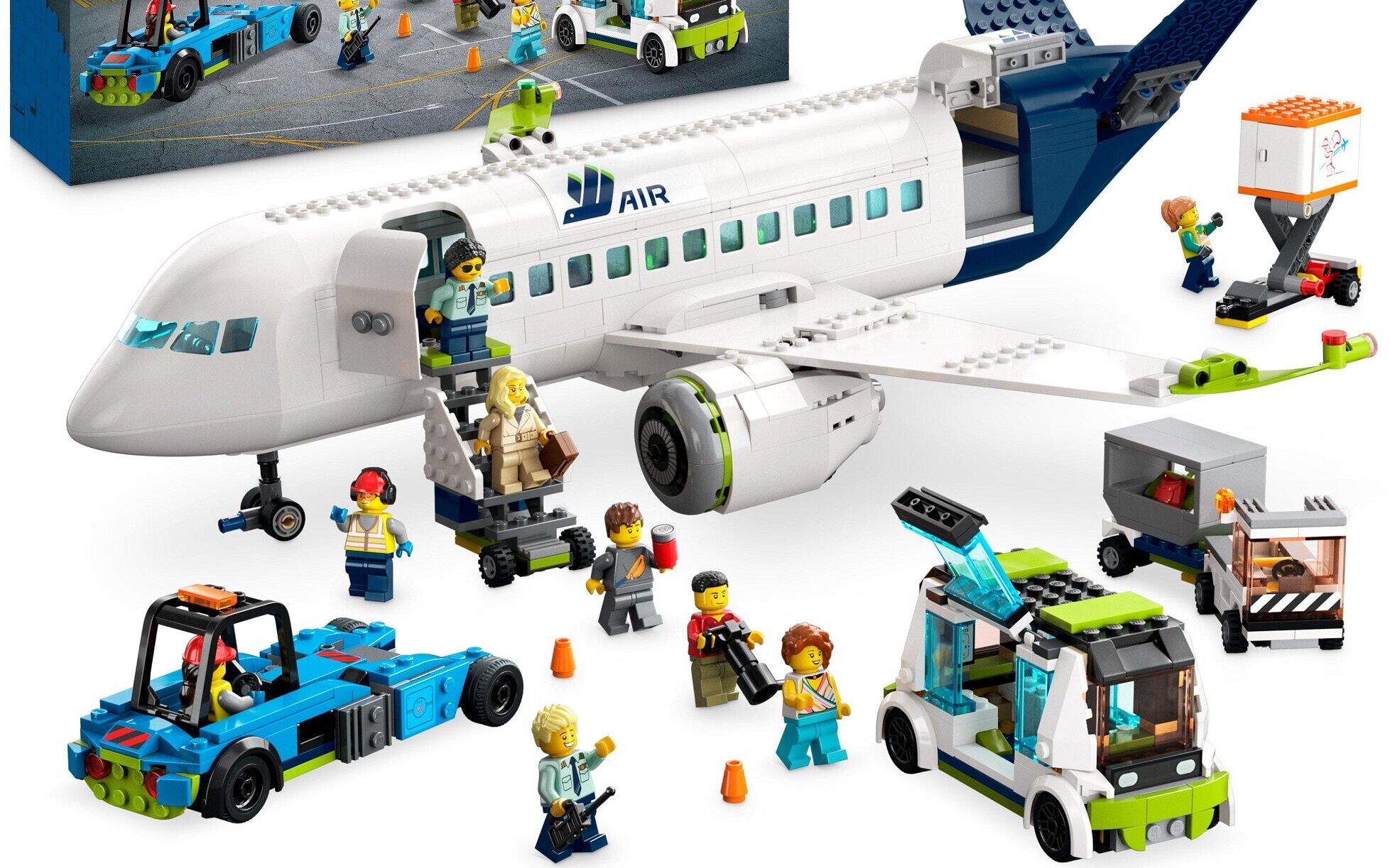 Promocja na zestaw LEGO City - samolotot pasażerski z dodatkami za 299 zł zamiast 450 zł