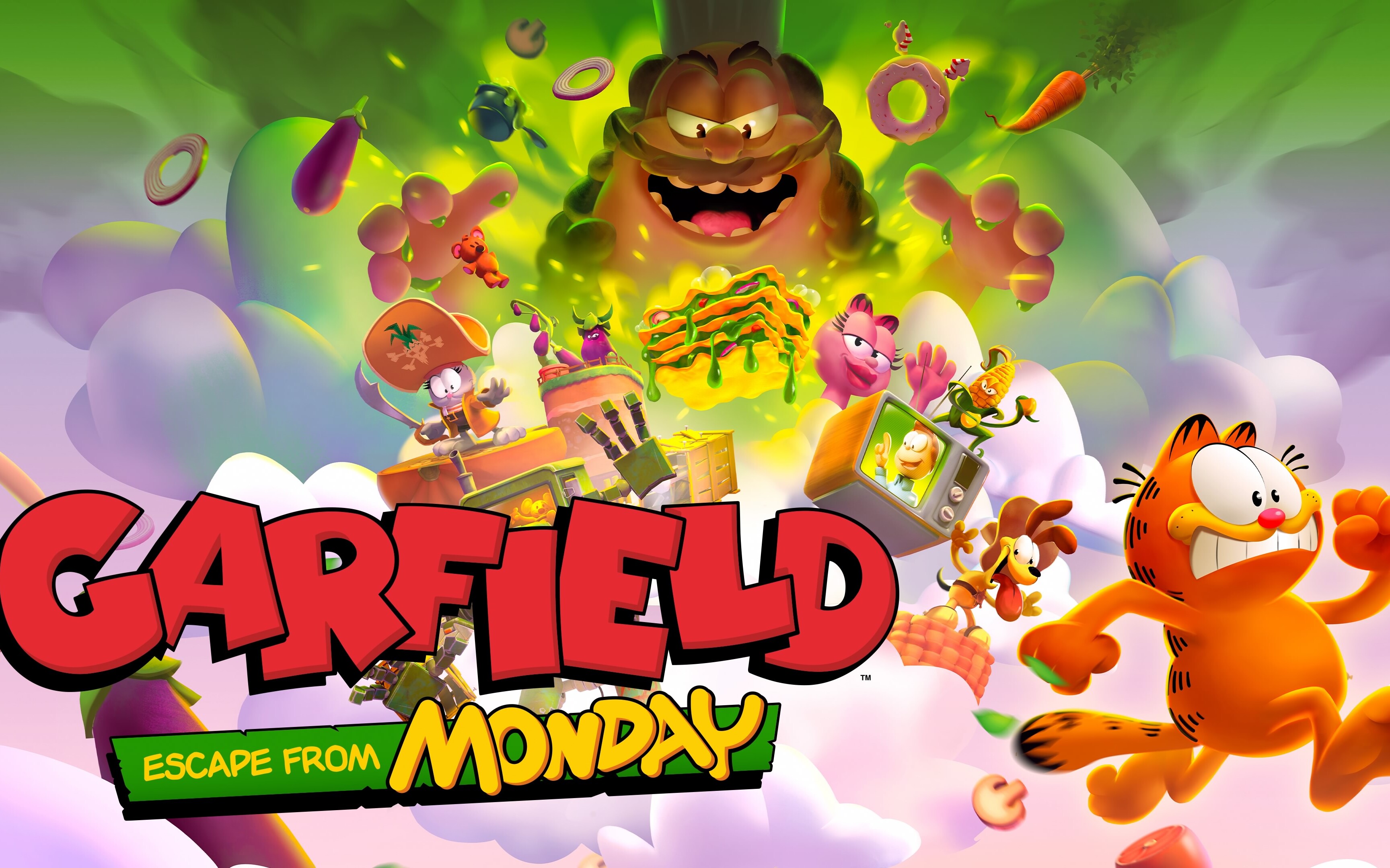 Garfield: Escape from Monday gry - recenzja gry. Nie ufaj warzywom