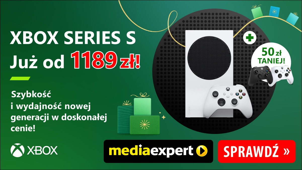 Xbox Series S już za 1189 zł w Media Expert! Całkowicie cyfrowa konsola nowej generacji