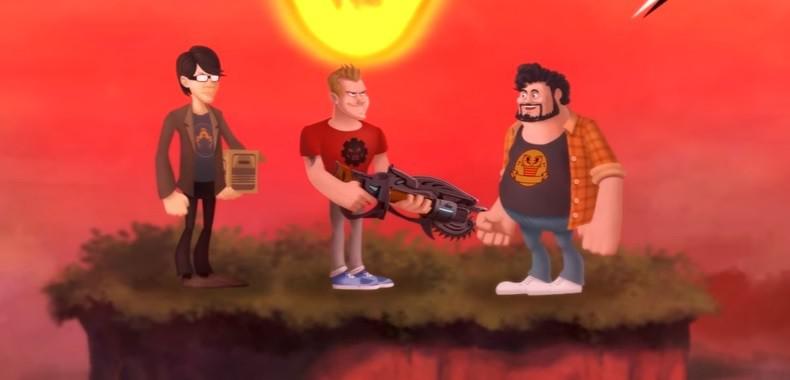 Hideo Kojima, Cliff Bleszinski i Tim Schafer bohaterami nowej platformówki. Mamy zwiastun Dawn of the Devs