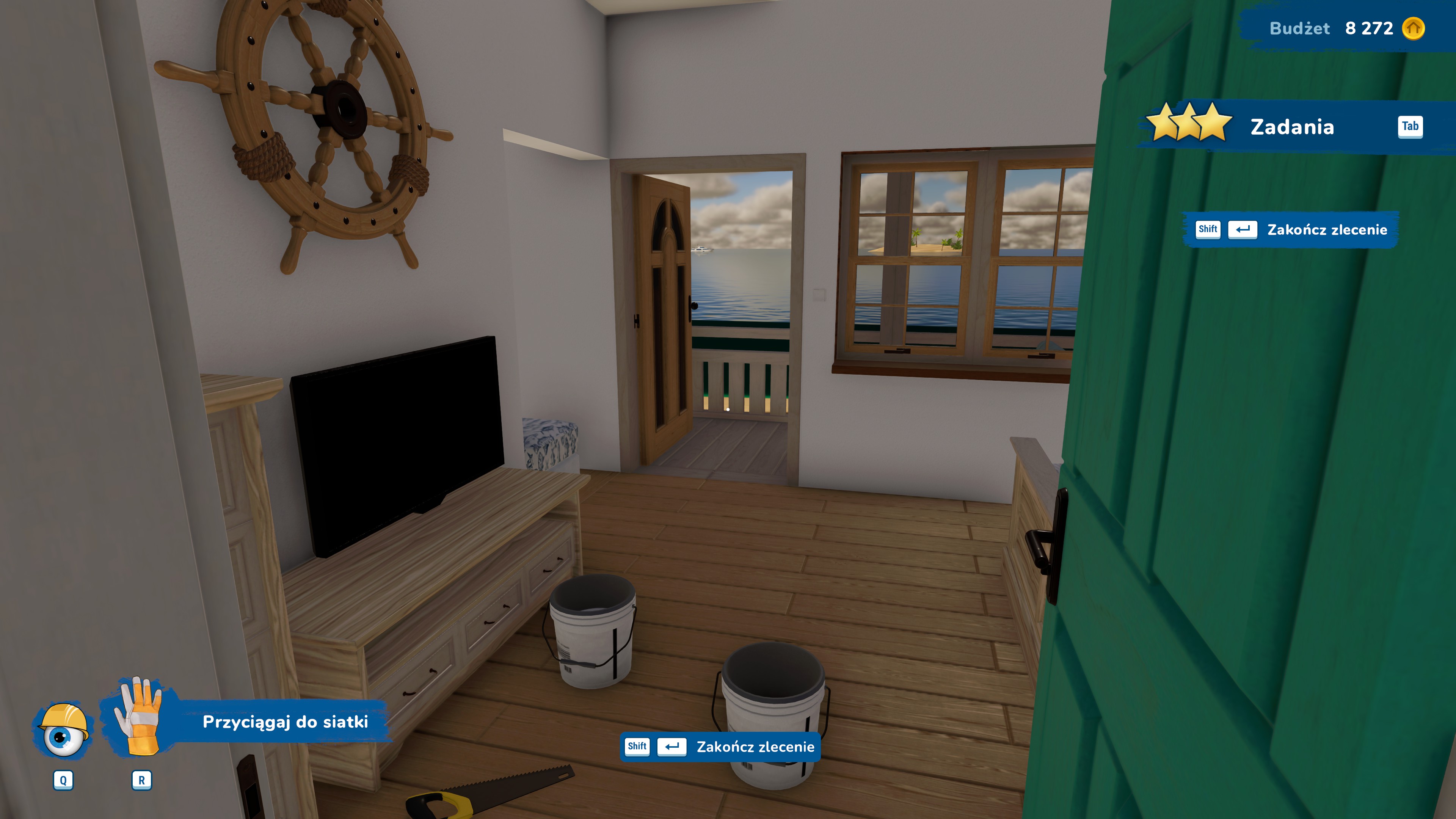 House Flipper 2 - 14 zlecenie: David Hoffman: Zmiana układu na piętrze
