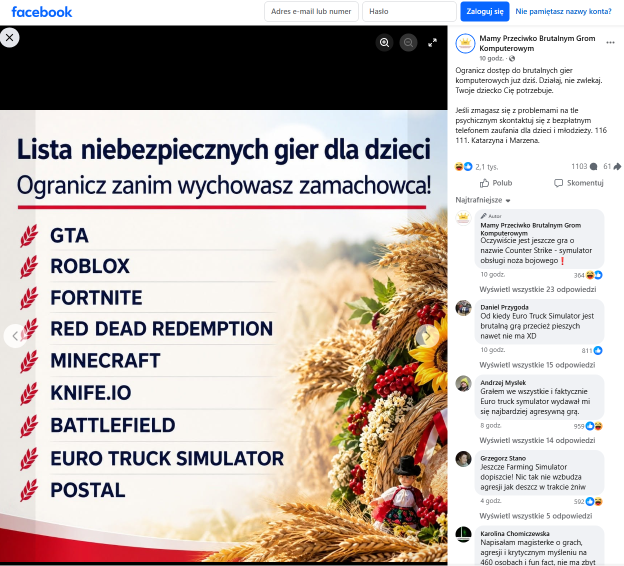 niuebezpiecznie gry