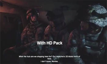 Battlefield 3 z HD i bez