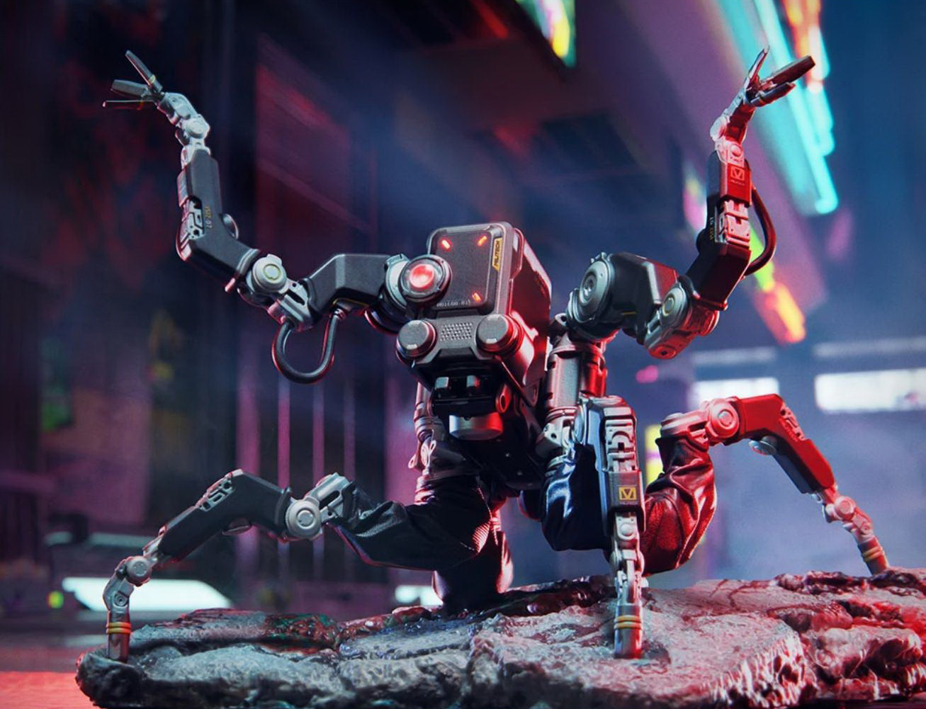 Cyberpunk 2077 z imponującą figurką. Flathead oferowany przez Dark Horse