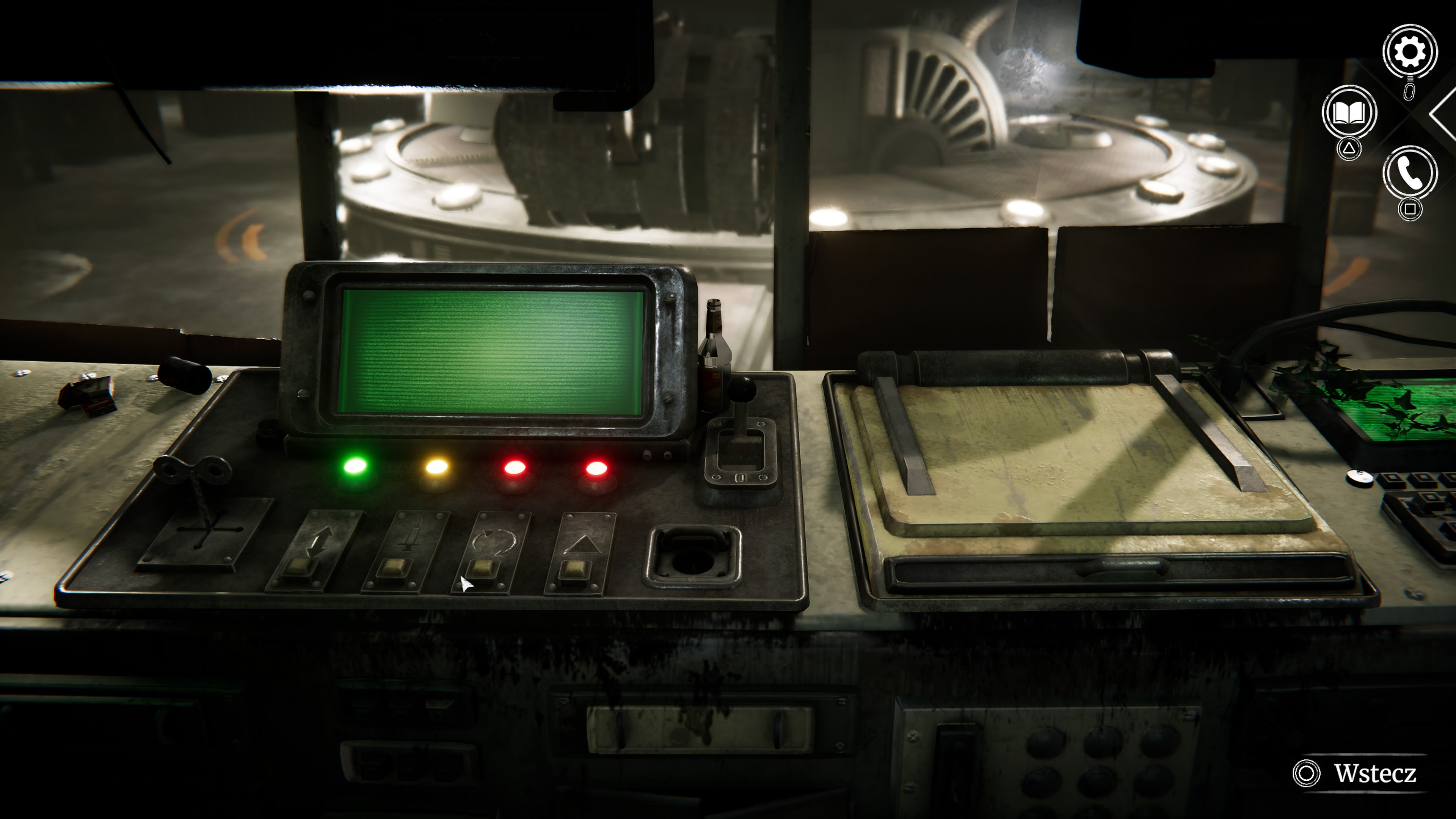 Syberia Remastered - Kosmodrom: pijany żołnierz, Borys, maszyna, sterowiec, platforma startowa, konsola