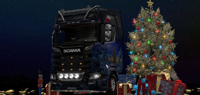 Euro Truck Simulator 2 w klimacie świątecznym. Nowe ładunki oraz dodatek Iberia