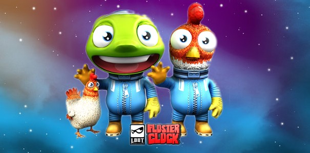 Kurczak kosmonauta atakuje w Fluster Clock na PlayStation 4