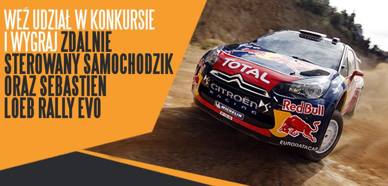 Weź udział w konkursie i wygraj zdalnie sterowany samochodzik oraz Sebastien Loeb Rally Evo