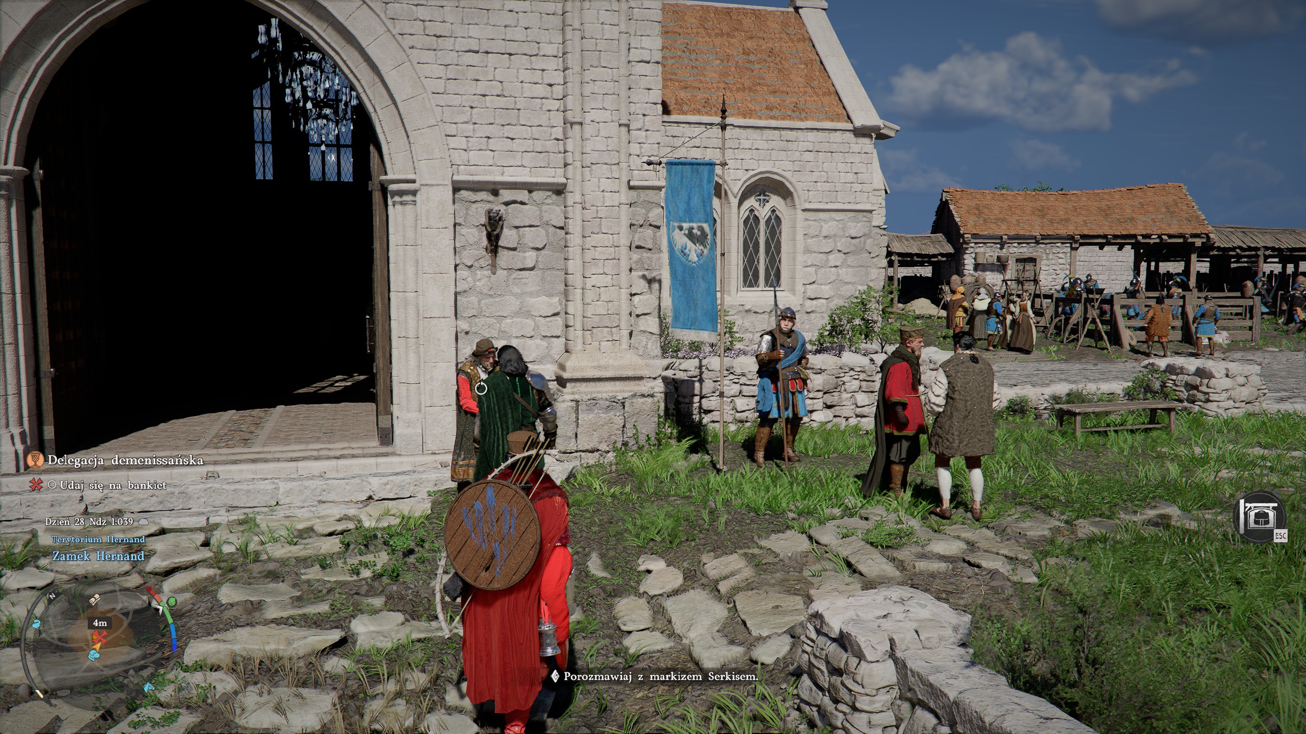 Crimson Desert - Nieproszeni goście, delegacja demenissańska: Damiane, oswojenie klaczy, bankiet