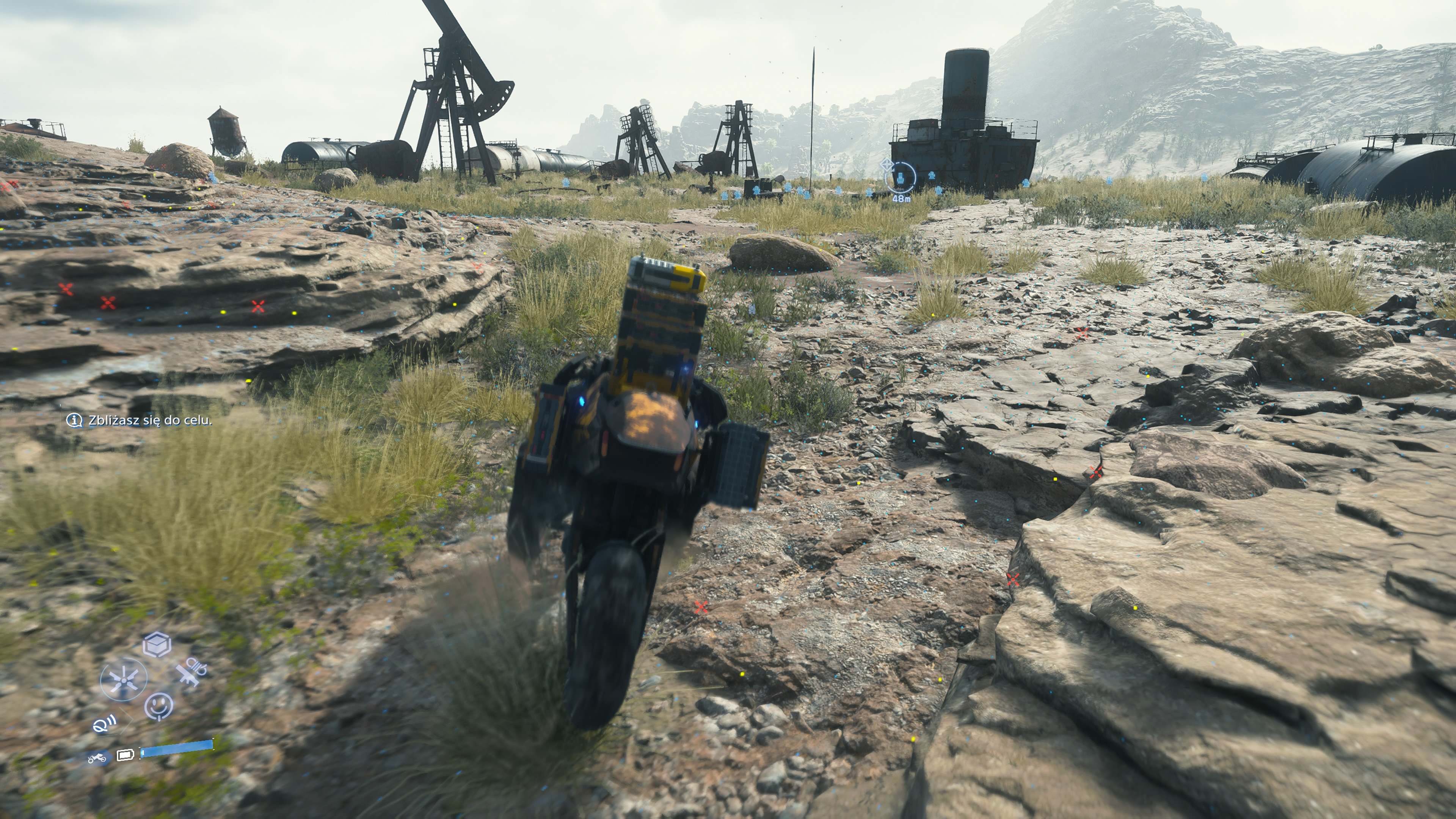 Death Stranding 2 - Zlecenie 104: Odbuduj kopalnię Dymne wzgórze, 480 sztuk specjalnych stopów, wydobycie