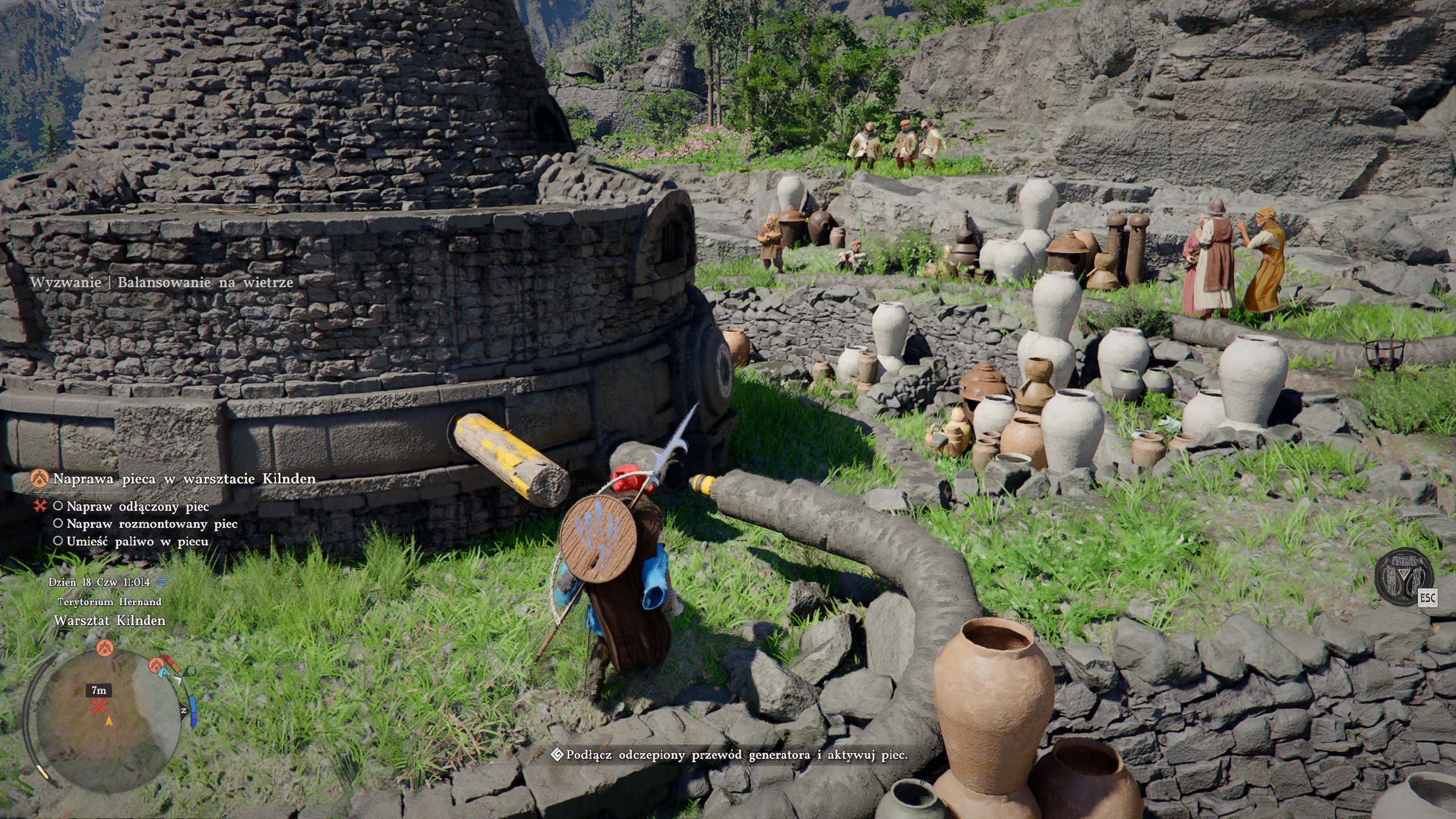 Crimson Desert - Piec: jak naprawić generator, korba, trójkąty w warsztacie