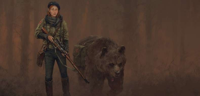 Poznajcie pierwszą bohaterkę z Iron Harvest. Polce towarzyszy niedźwiedź Wojtek