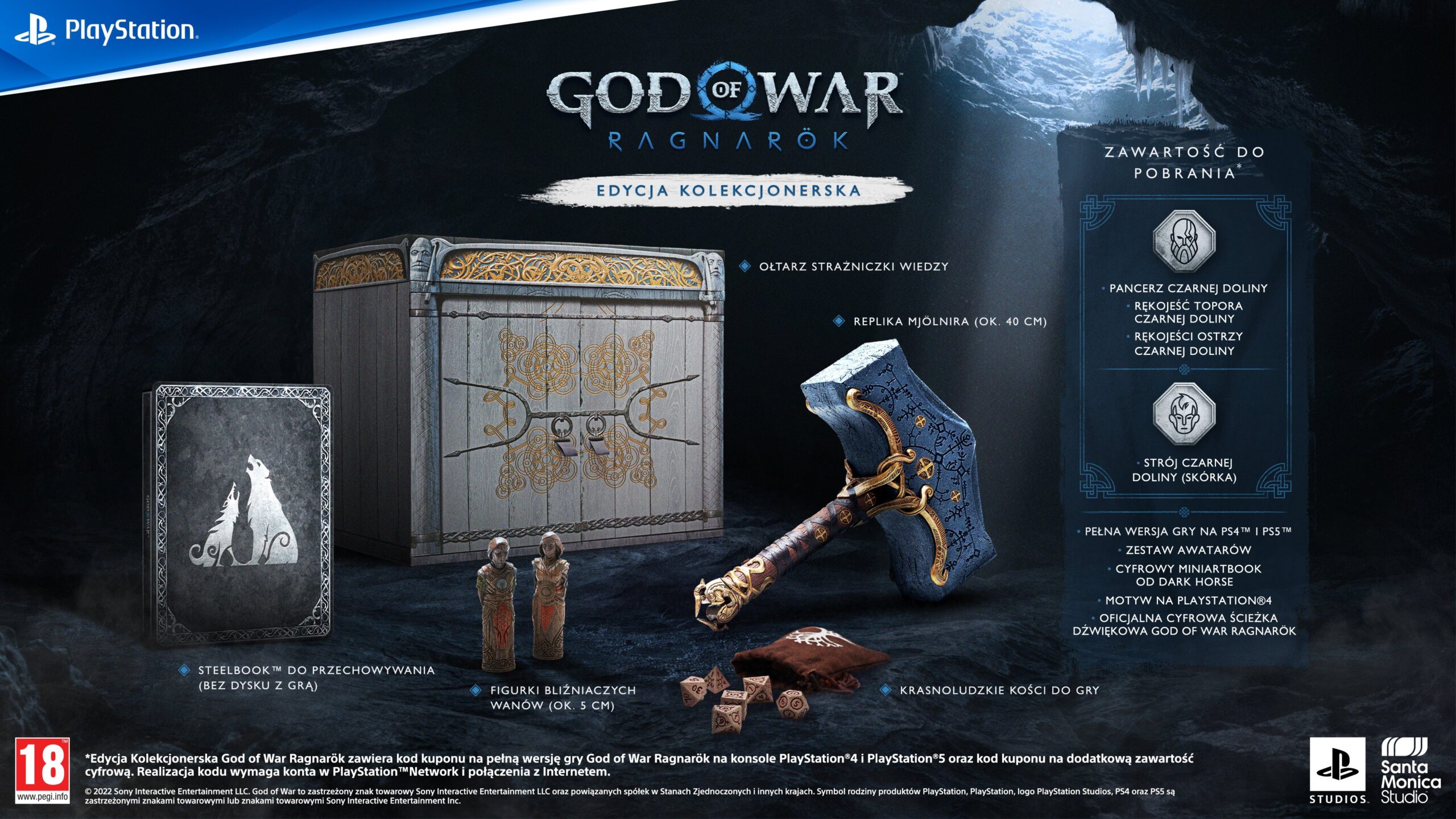 Promocja na edycje kolekcjonerskie God of War Ragnarok i Horizon Forbidden West - od 639 zł (rabat 160 zł)