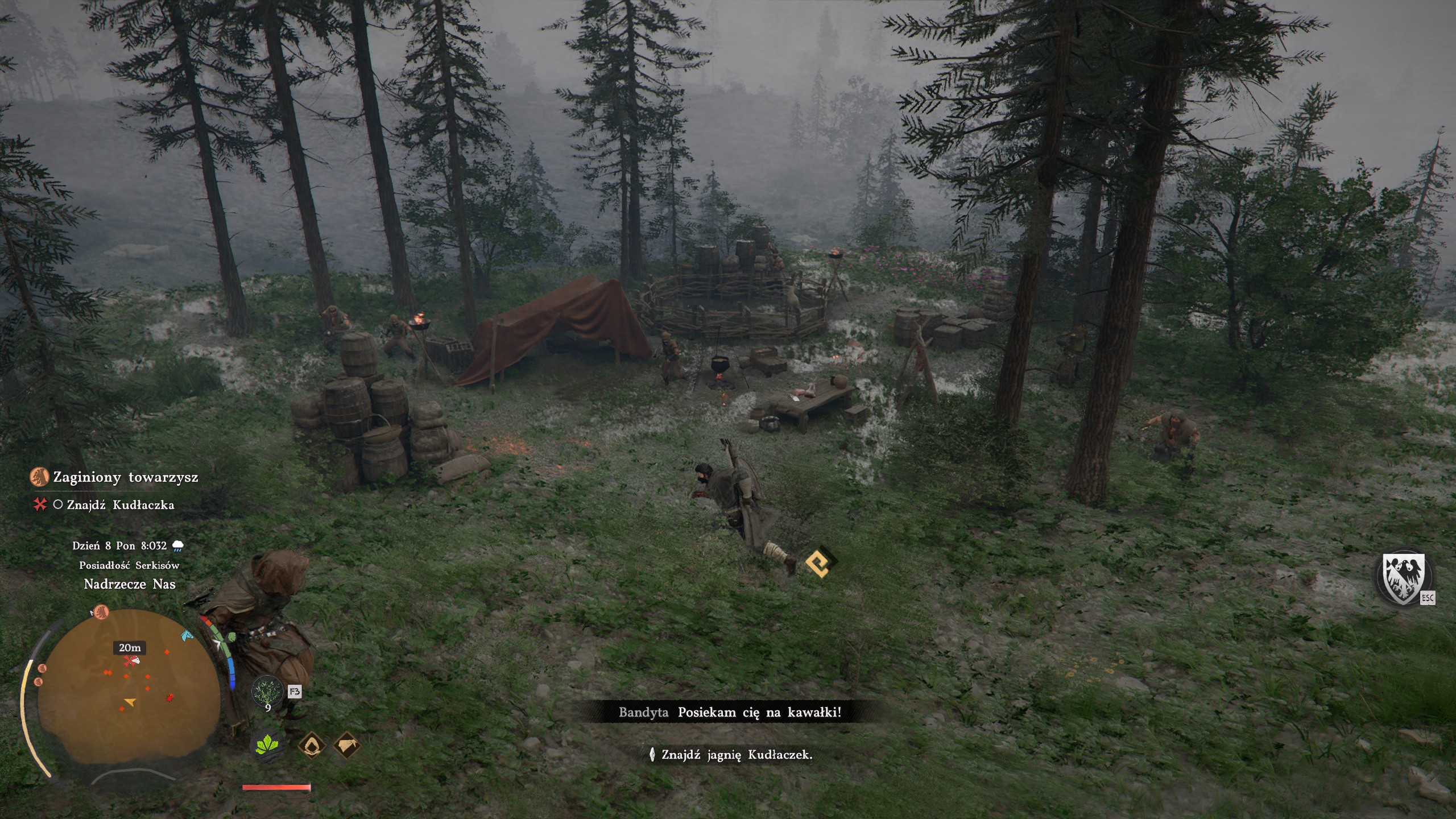 Crimson Desert - Zaginiony towarzysz, sekrety ukryte w mroku: członek Szarogrzywych, Willian, Kudłaczek