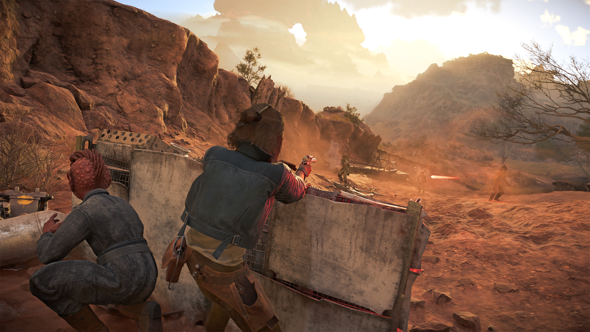 Star Wars: Outlaws – recenzja gry w wersji na Nintendo Switch 2 - walka strzelanie