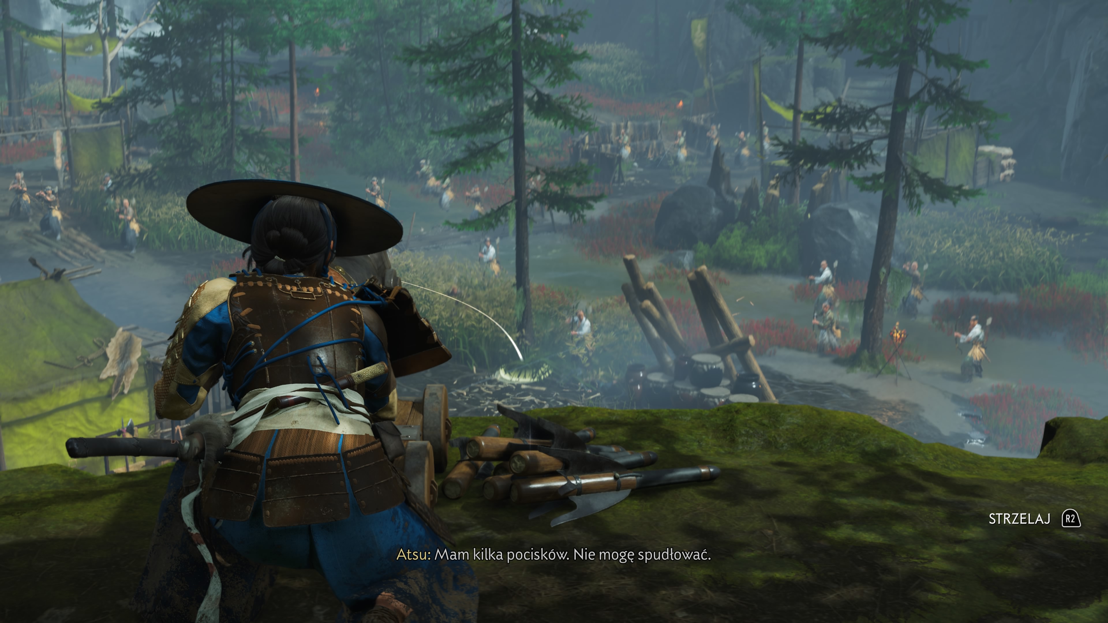 Ghost of Yotei Echoes of Sekigahara - Kres snu: Czarna Gwardia, wozy, złoto, Chuhei, Jisuke, koniec DLC