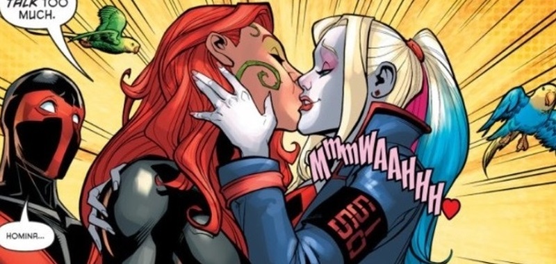 DC ocenzurowało pierwszy pocałunek Harley Quinn i Poison Ivy. Twórca pokazał oryginalną scenę