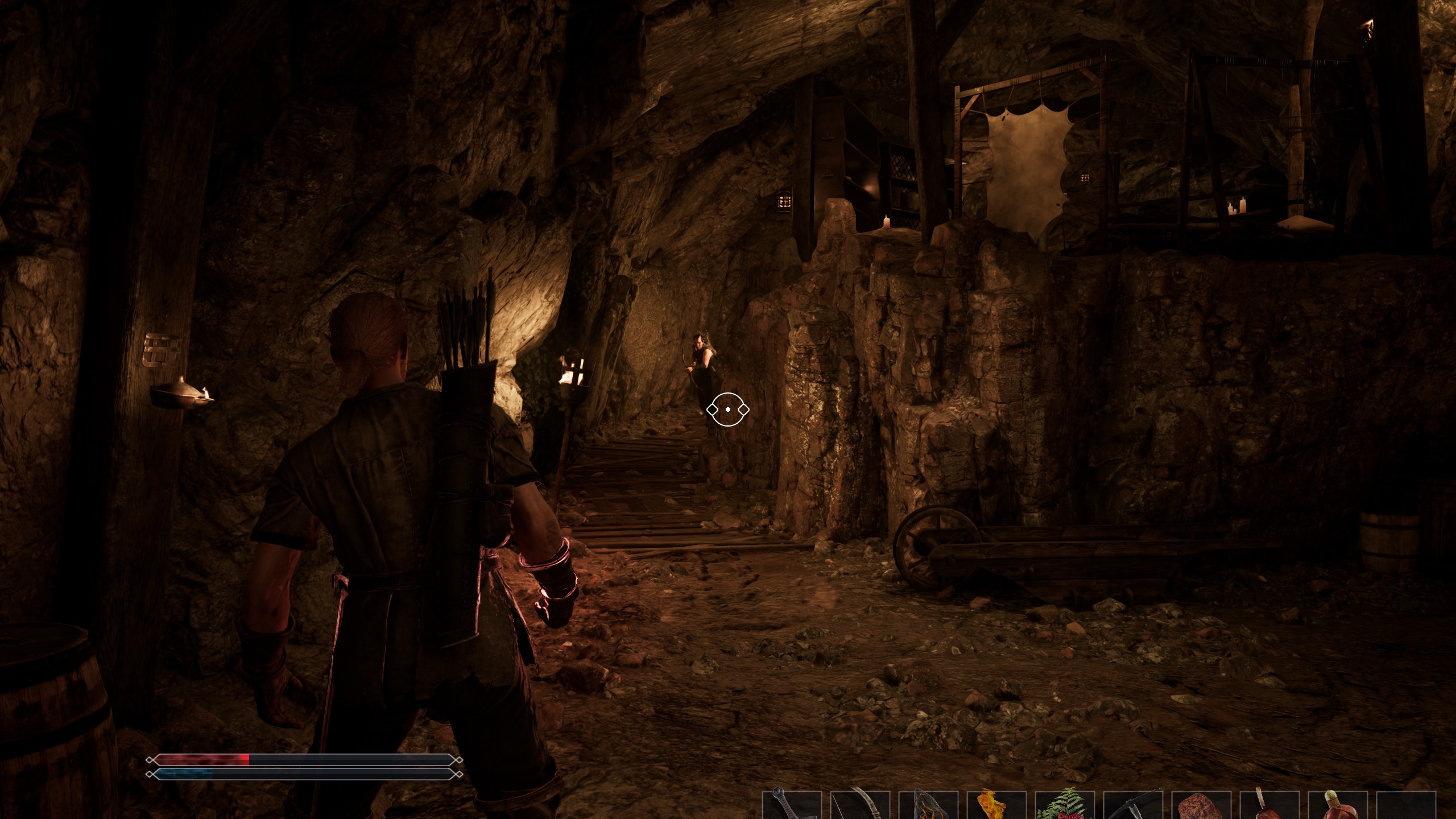 Gothic 1 Remake - Aż po szyję: Bran, brygadzista, zbieracze, jaskinia obok stawu, Jacko, Reyn