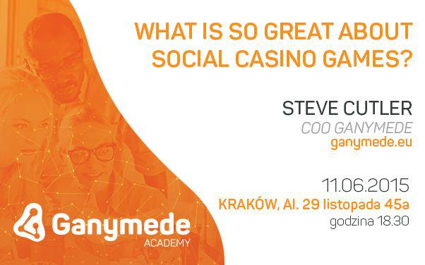 Biznes w Akademii Ganymede - zaproszenie na prezentację o grach typu social casino