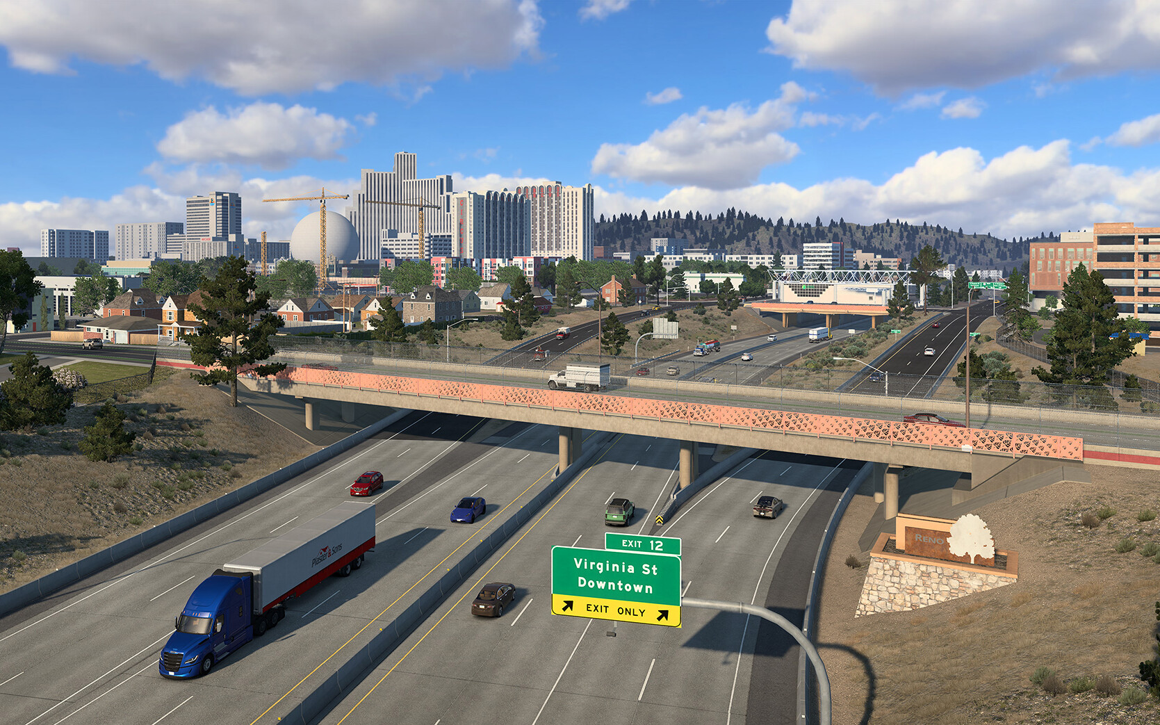 American Truck Simulator bije rekordy popularności i odświeża stan Nevada. Po 10 latach symulator się rozpędza