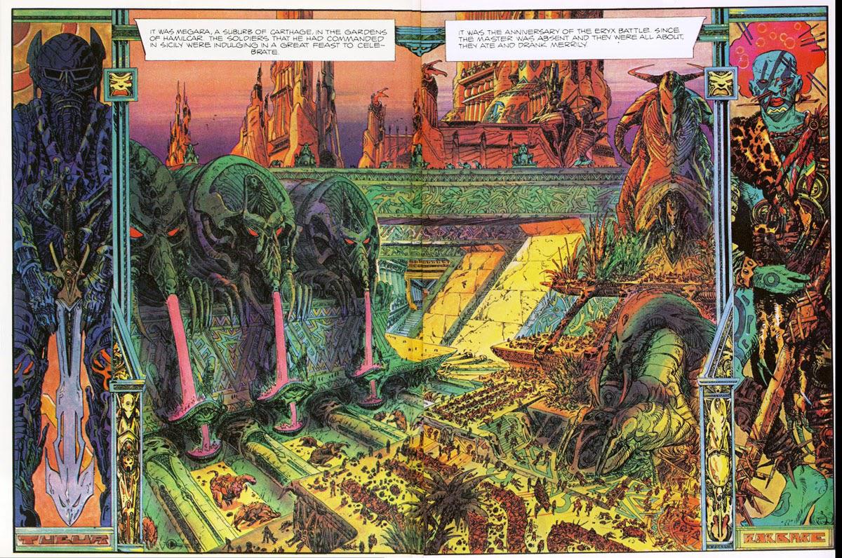 Recenzja komiksu Salambo. Science fiction we francuskim sosie