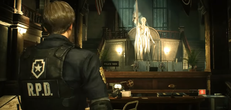 Resident Evil 2 Remake. Gameplay na PS4 Pro pokazuje &quot;nowy&quot; posterunek i okolice Raccon City