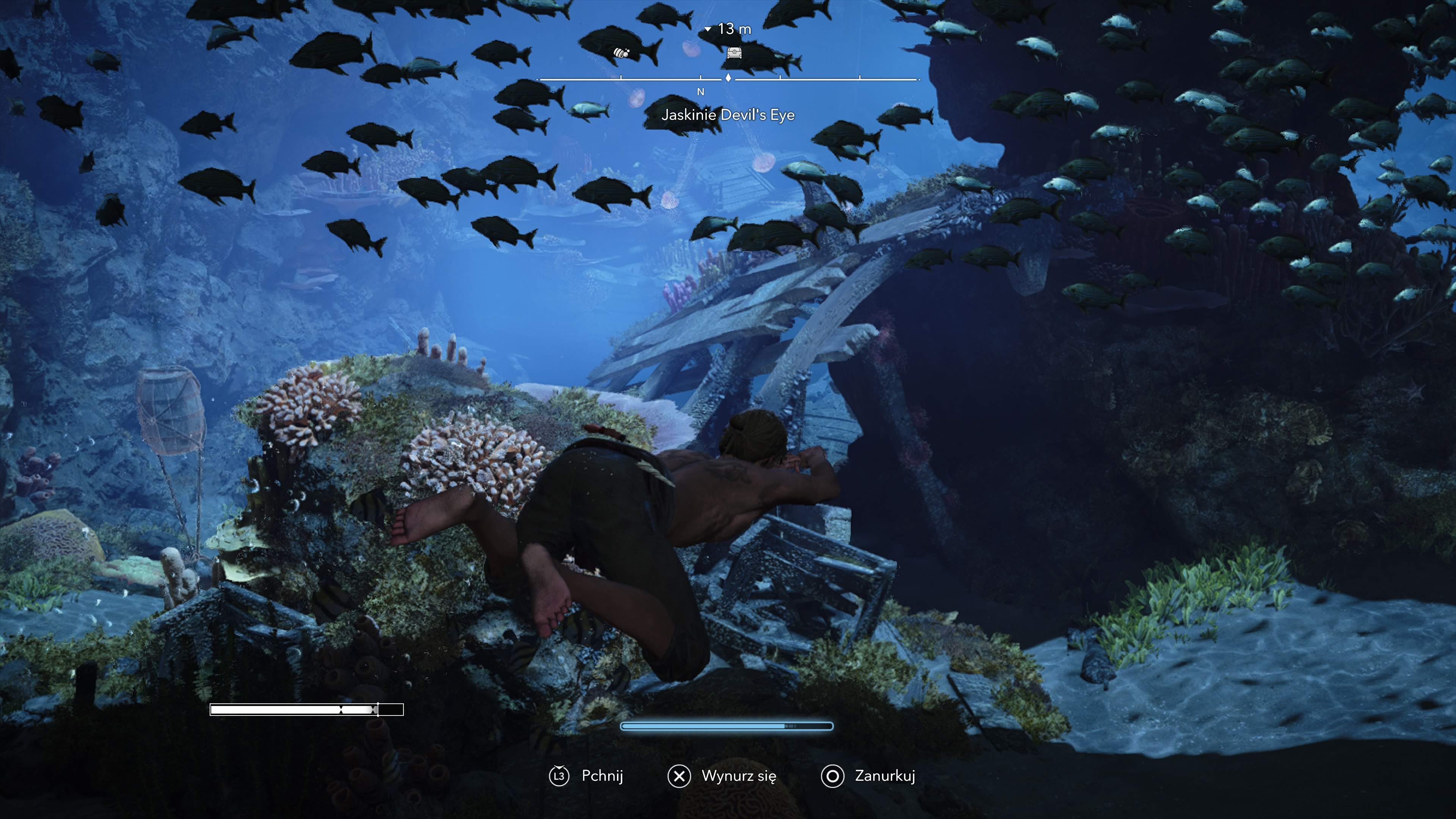 Assassin's Creed Black Flag Resynced - Jaskinia Devil's Eye: skrzynie i sekrety