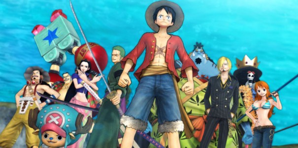 Luffy i ekipa w pełnej zastygłej akcji galerii One Piece: Pirate Warriors 3