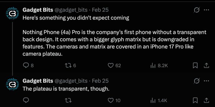 Nothing Phone (4a) Pro