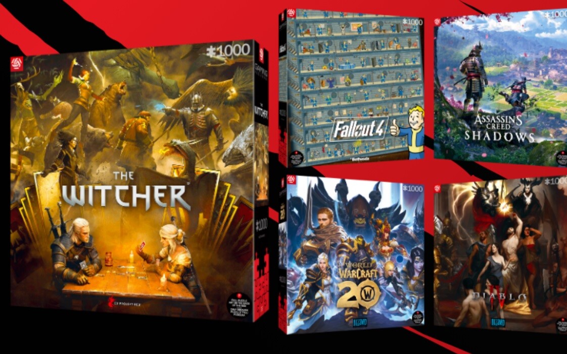 Wiedźmin, Assassin's Creed, Diablo i nie tylko! Nowe puzzle oraz breloki od Good Loot