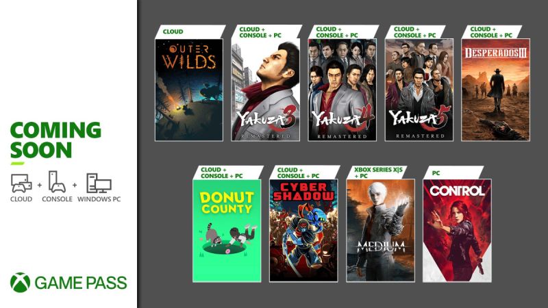 Xbox Game Pass z mocną ofertą na styczeń. Medium, Desperados i Yakuza w ofercie