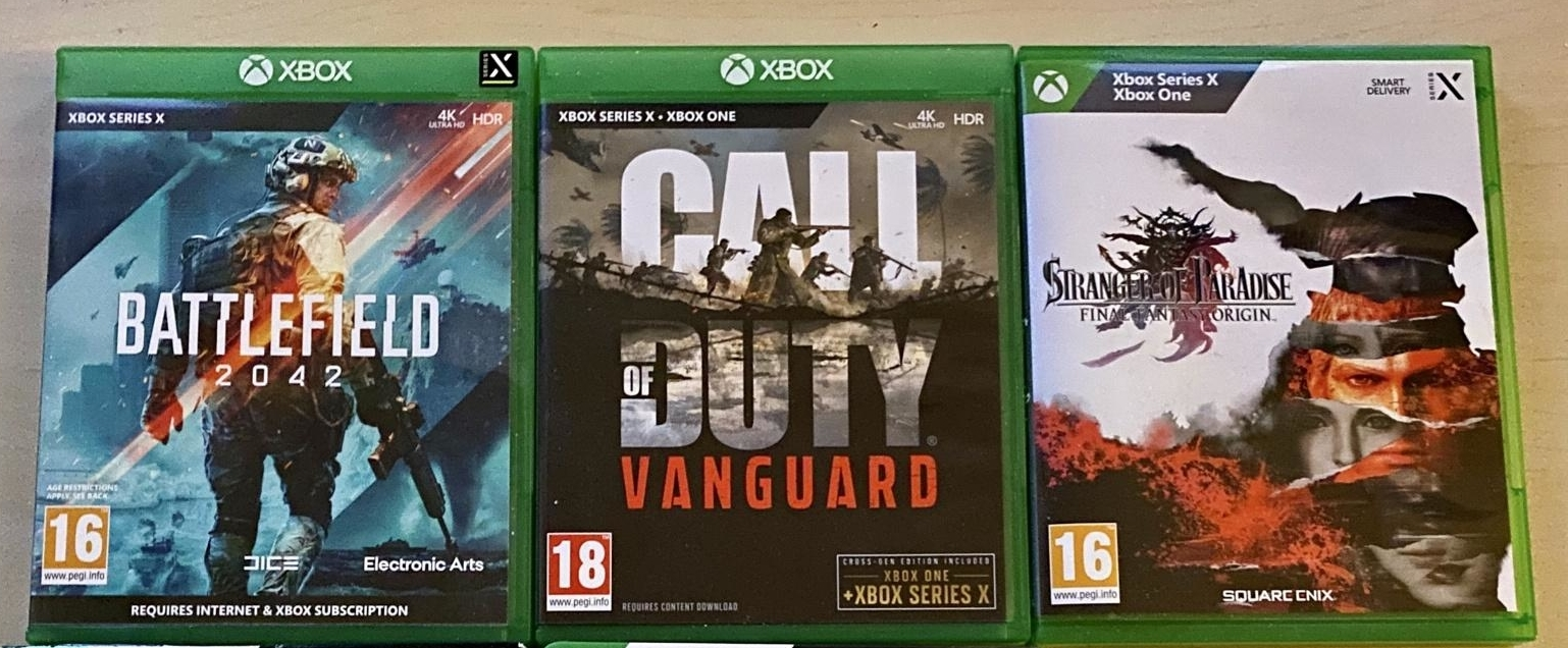 Stare pudełka Xbox