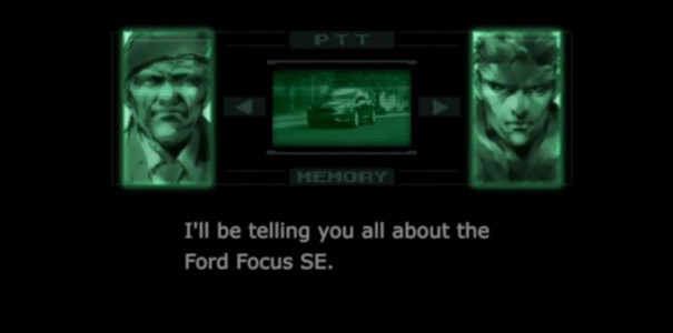 Bezrobocie zmusza do poświęceń - Solid Snake reklamuje Forda Focusa
