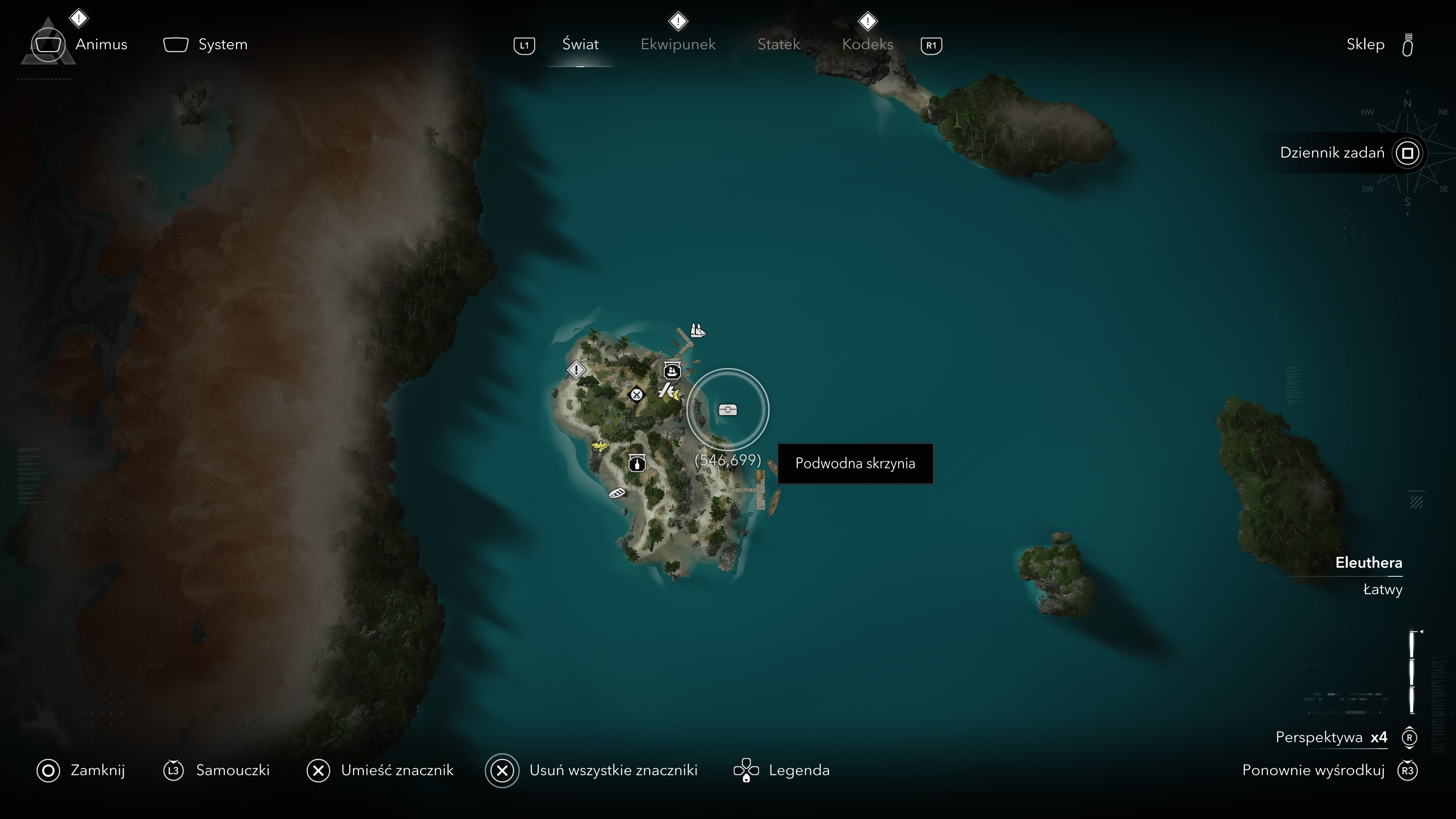 Assassin's Creed Black Flag Resynced - Skrzynie na wyspie Andreas