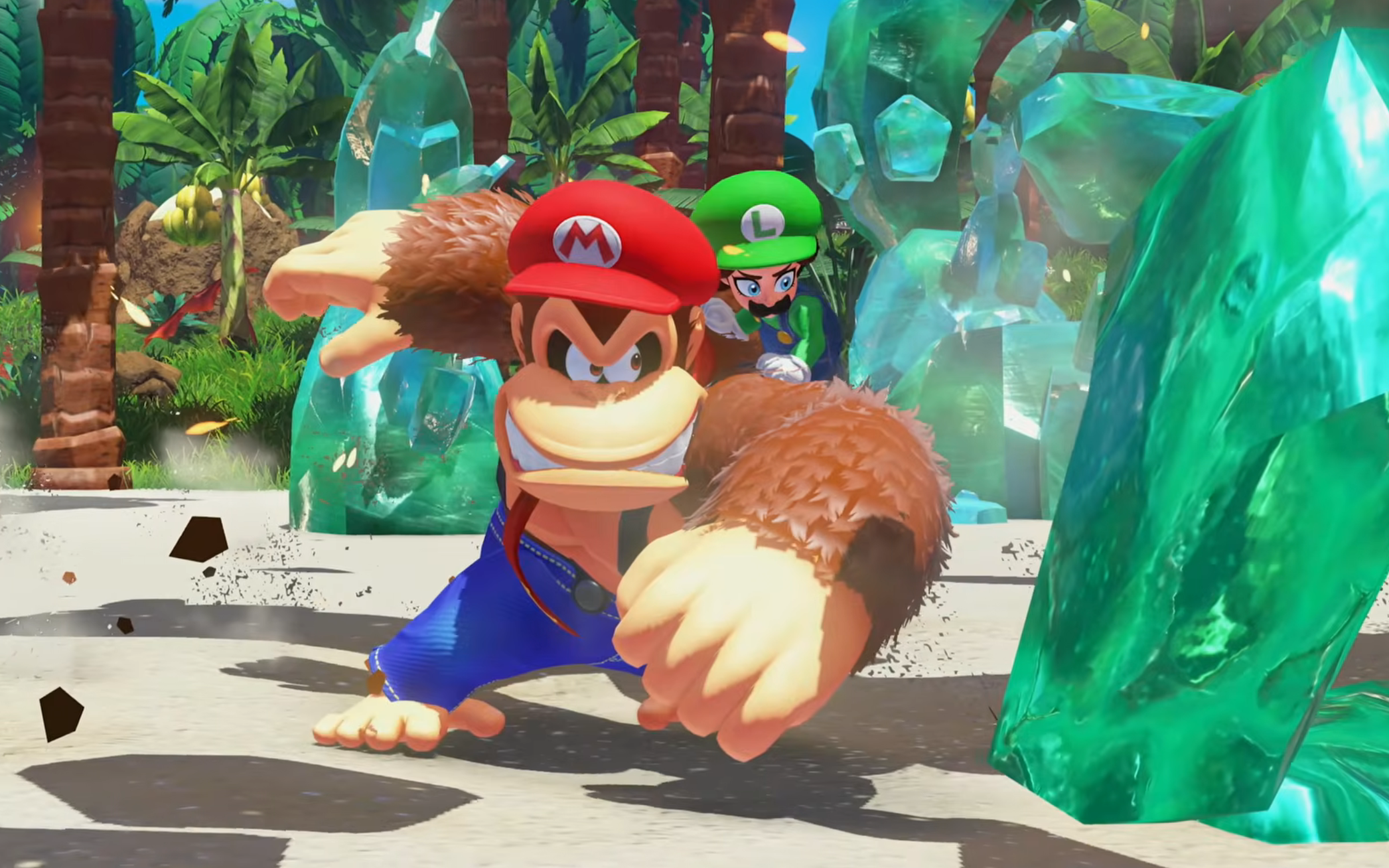 Ależ zaskoczenie! Donkey Kong Bananza łączy siły z Super Mario - od dzisiaj!