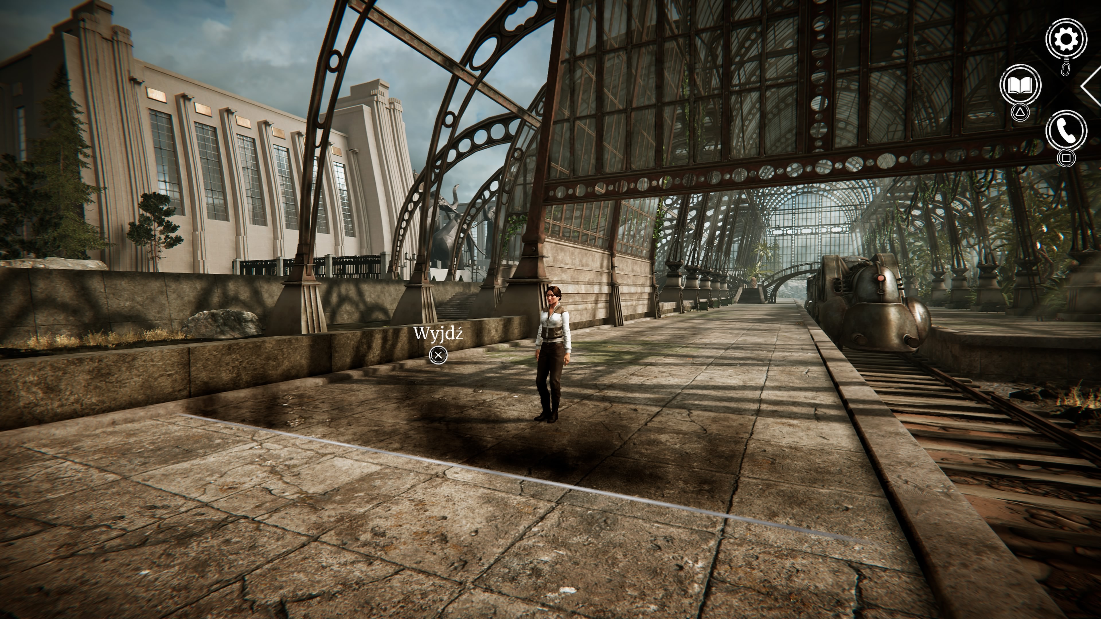 Syberia Remastered - Uniwersytet Barrockstadt: maszyna nakręcająca, rektorzy, biblioteka, zawiadowca, Pons