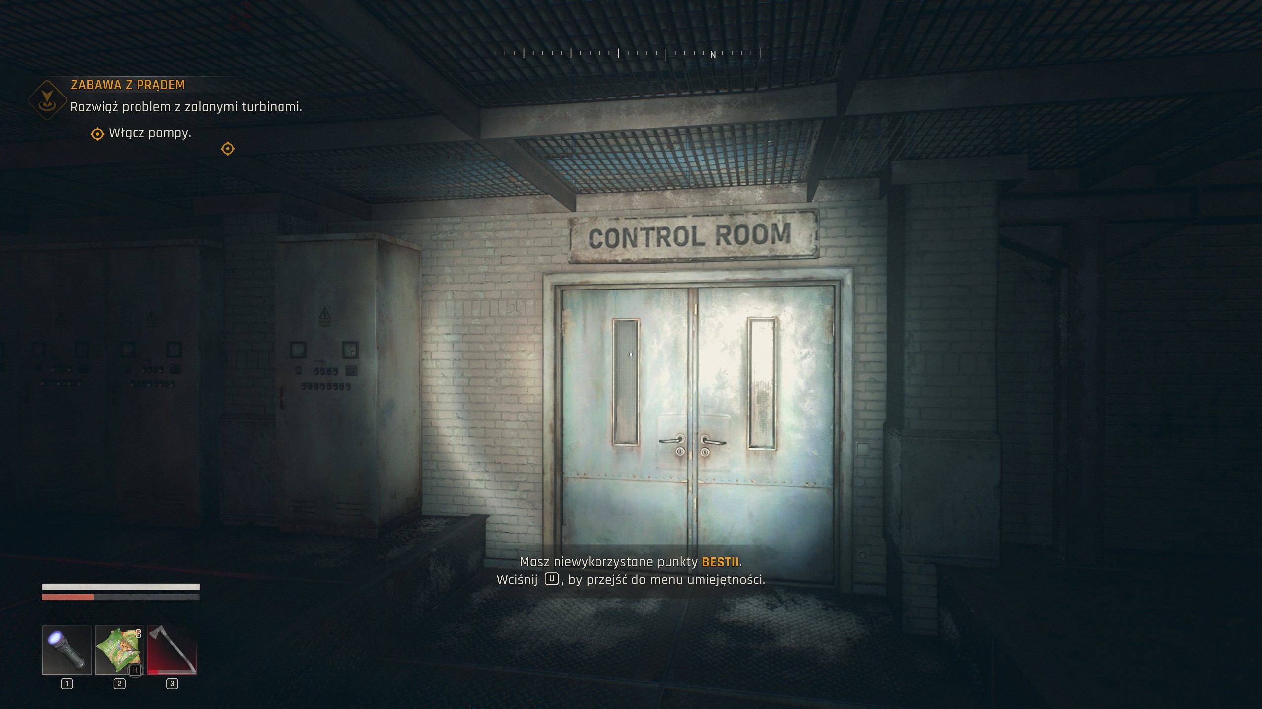 Dying Light The Beast - Zabawa z prądem: hydroelektrownia, brygadzista Largo, turbiny, woda