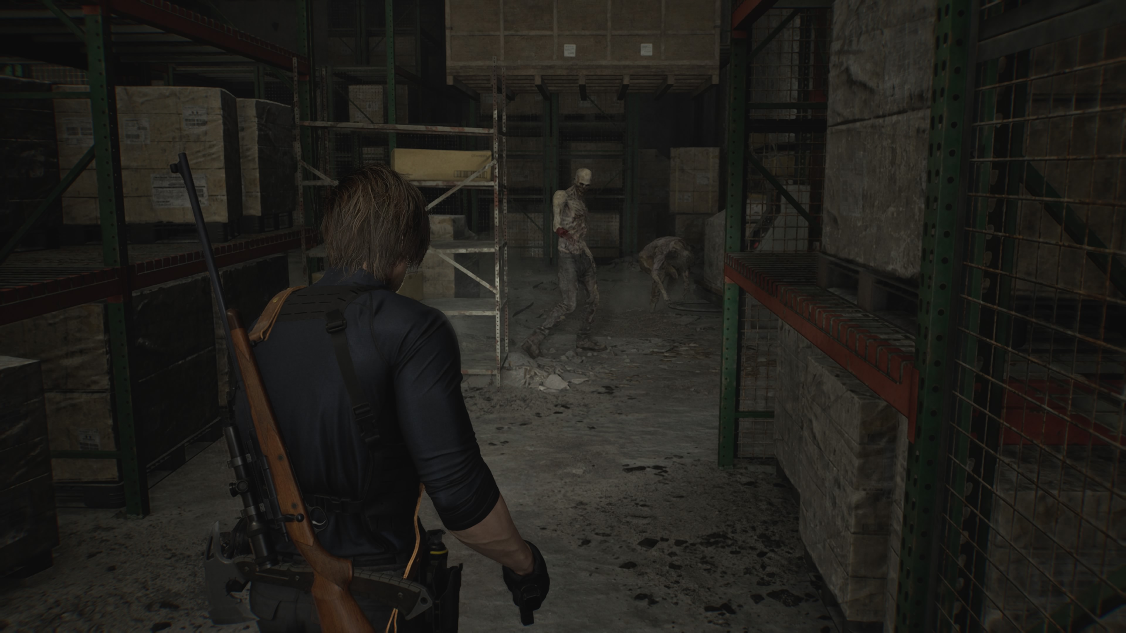 Resident Evil Requiem - Leon: brama, barykada, detonator, obóz BSAA, magazyn, dystrybutor, parking, baterie