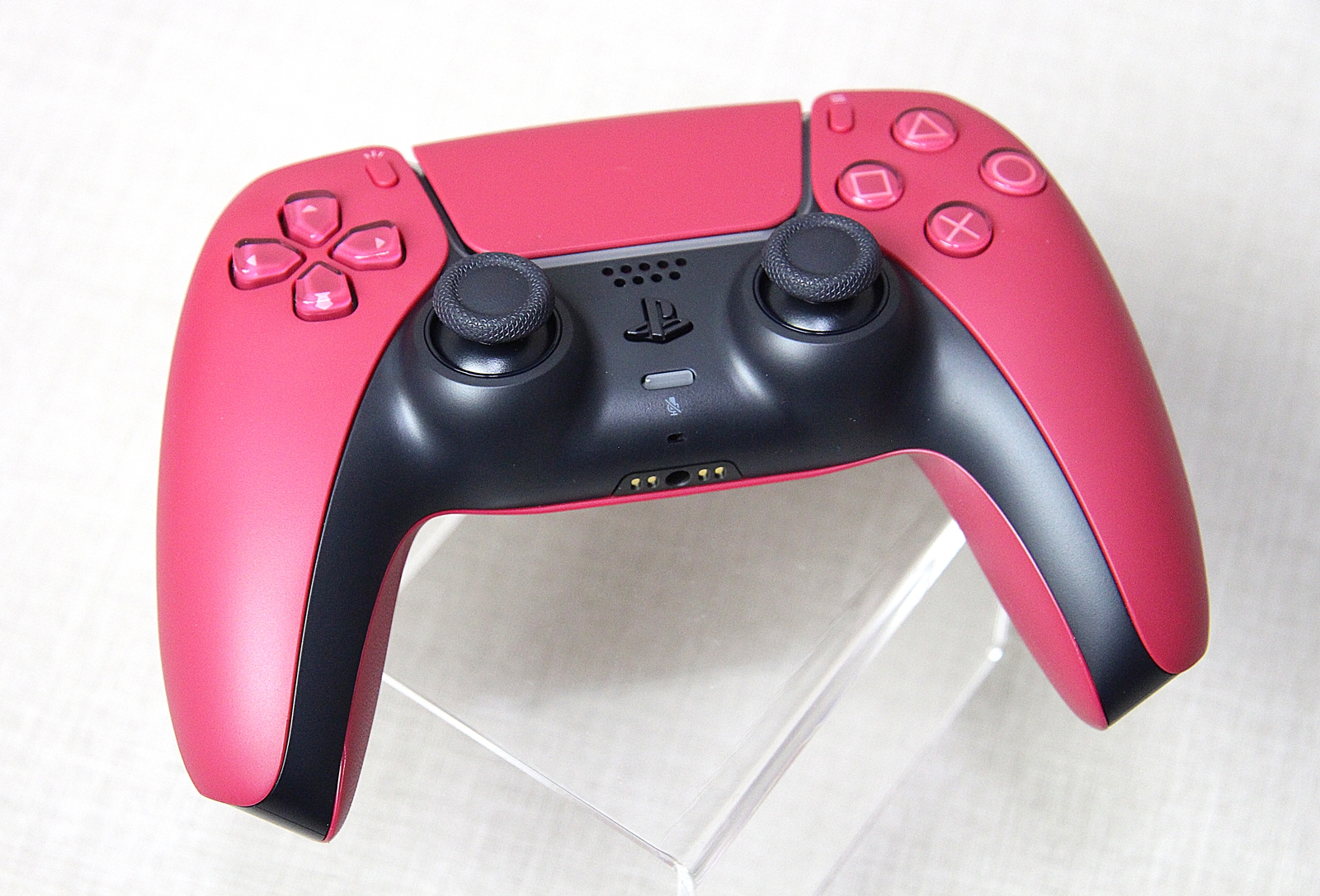 DualSense PS5 - czarny i czerwony  #1