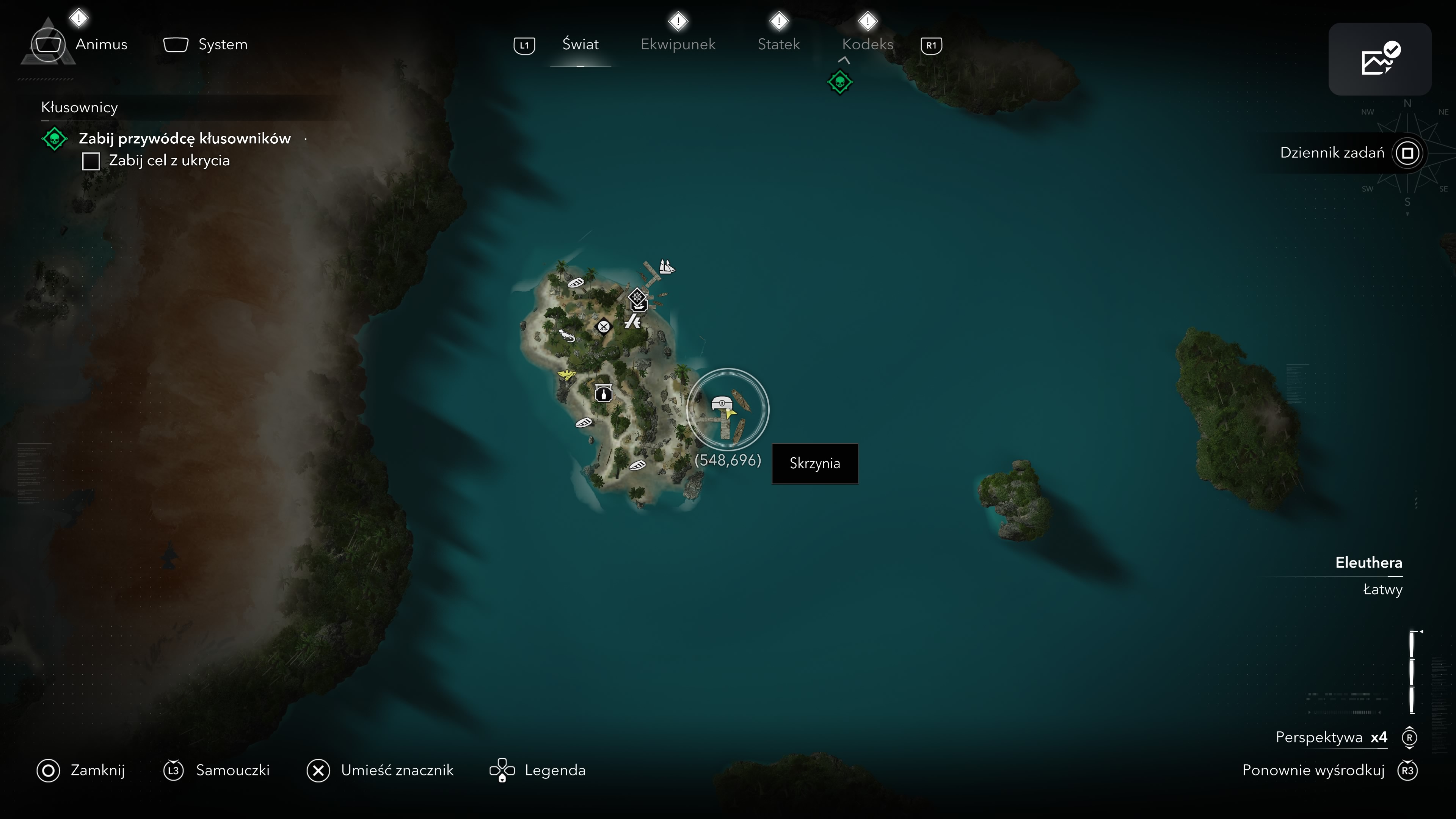 Assassin's Creed Black Flag Resynced - Skrzynie na wyspie Andreas